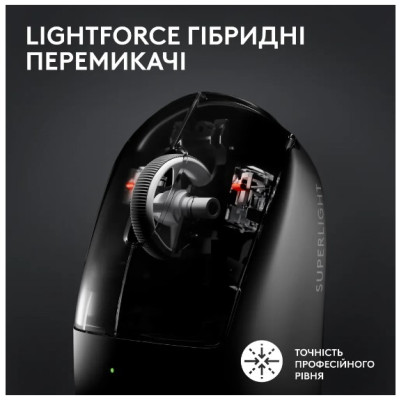Миша Logitech Pro X Superlight 2 Lightspeed Black (910-006630) (6912724)