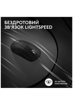 Миша Logitech Pro X Superlight 2 Lightspeed Black (910-006630) (6912724)