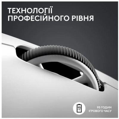 Миша Logitech G Pro X Superlight 2 Lightspeed White (910-006638) (6912725)