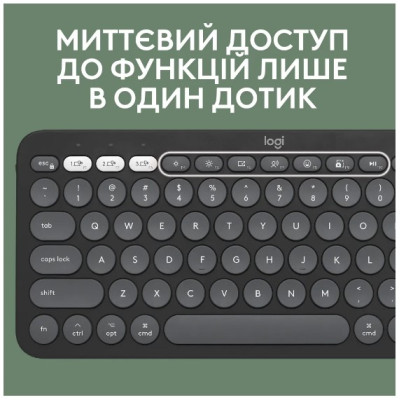 IT набір Logitech Pebble 2 Combo for Mac Tonal Graphite (6915635)