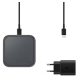 Бездротовий зарядний пристрій Samsung 15W Wireless Charger Pad with TA Dark Gray (EP-P2400TBEGEU) (6972192)