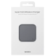Бездротовий зарядний пристрій Samsung 15W Wireless Charger Pad with TA Dark Gray (EP-P2400TBEGEU) (6972192)