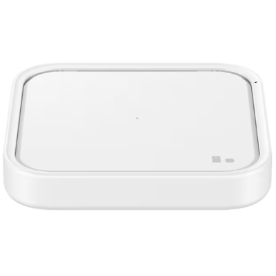 Бездротовий зарядний пристрій Samsung 15W Wireless Charger Pad with TA White (EP-P2400TWEGEU) (6972193)