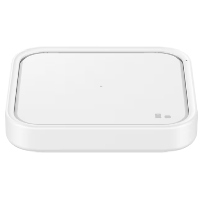 Бездротовий зарядний пристрій Samsung 15W Wireless Charger Pad w/o TA White (EP-P2400BWEGEU) (6972195)