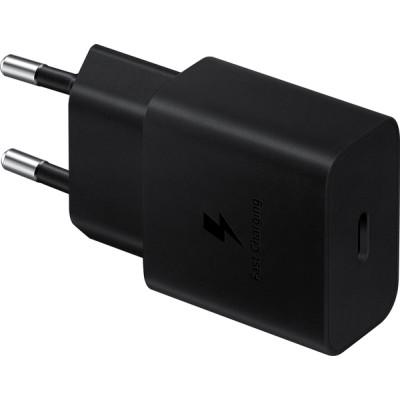 Мережевий зарядний пристрій Samsung 15W Power Adapter (w/o Cable) - Black (EP-T1510NBEGEU) (6972210)