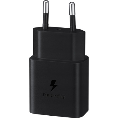 Мережевий зарядний пристрій Samsung 15W Power Adapter (w/o Cable) - Black (EP-T1510NBEGEU) (6972210)