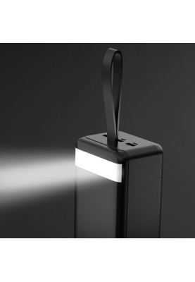 Портативний зарядний пристрій XO PR157 - 40000 mAh 3-Input PD20W + QC22.5W with light Black (6984210)