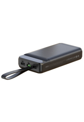 Портативний зарядний пристрій XO PR157 - 40000 mAh 3-Input PD20W + QC22.5W with light Black (6984210)