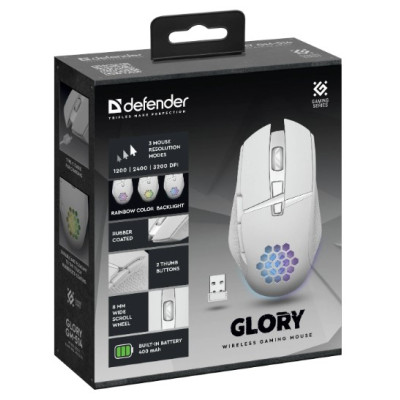 Миша Defender Glory GM-514, LED White (52513) (6857930)
