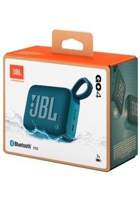 Портативна акустика JBL Go 4 Blue (JBLGO4BLU) (6980794)