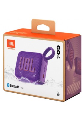 Портативна акустика JBL Go 4 Purple (JBLGO4PUR) (6980796)