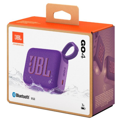 Портативна акустика JBL Go 4 Purple (JBLGO4PUR) (6980796) Портативна акустика JBL Go 4 Purple (JBLGO4PUR) (6980796)