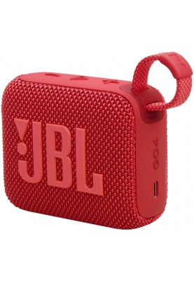 Портативна акустика JBL Go 4 Red (JBLGO4RED) (6980797)