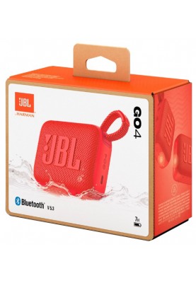 Портативна акустика JBL Go 4 Red (JBLGO4RED) (6980797)