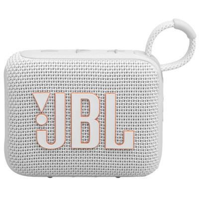 Портативна акустика JBL Go 4 White (JBLGO4WHT) (6980799)
