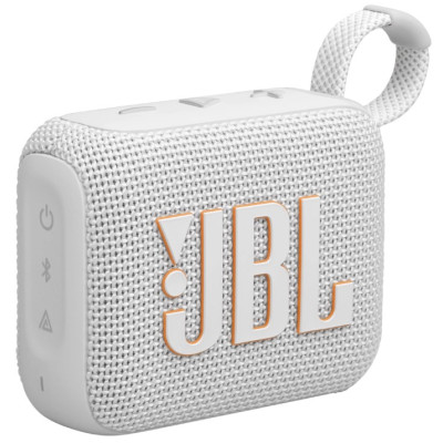 Портативна акустика JBL Go 4 White (JBLGO4WHT) (6980799)