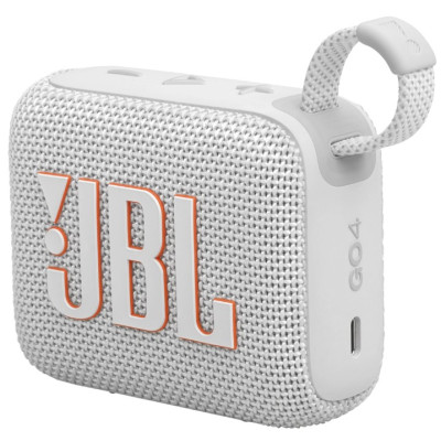 Портативна акустика JBL Go 4 White (JBLGO4WHT) (6980799)