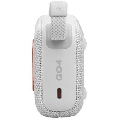 Портативна акустика JBL Go 4 White (JBLGO4WHT) (6980799)