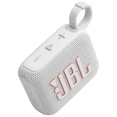 Портативна акустика JBL Go 4 White (JBLGO4WHT) (6980799)