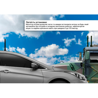 Автомобільна антена Mobile Guard 4G LTE 10 dBi (6985435)
