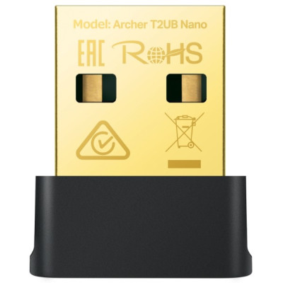 USB-адаптер TP-Link Archer T2UB nano AC600 BT 4.2 USB2.0 (6943509)