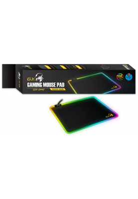 Килимок для миші Genius GX-Pad 500S RGB, USB, Black (6983741)