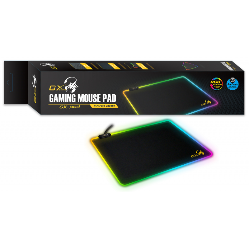 Килимок для мишi Genius GX-Pad 500S RGB, USB, Black (6983741)