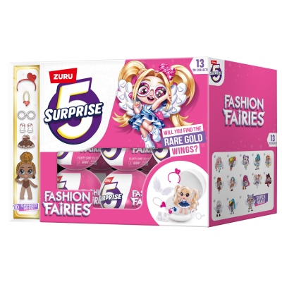 Ігровий набір Zuru 5 Surpise Fashion Fairies Фігурки-сюрприз у шарі 5 шт. в асортименті (77564GQ2) (6985076)