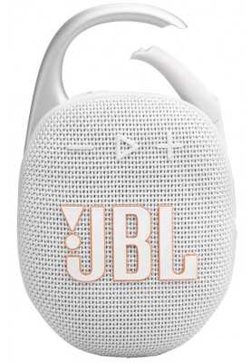 Портативна акустика JBL Clip 5 White (JBLCLIP5WHT) (6980790)