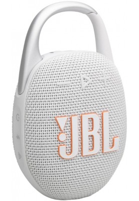 Портативна акустика JBL Clip 5 White (JBLCLIP5WHT) (6980790)