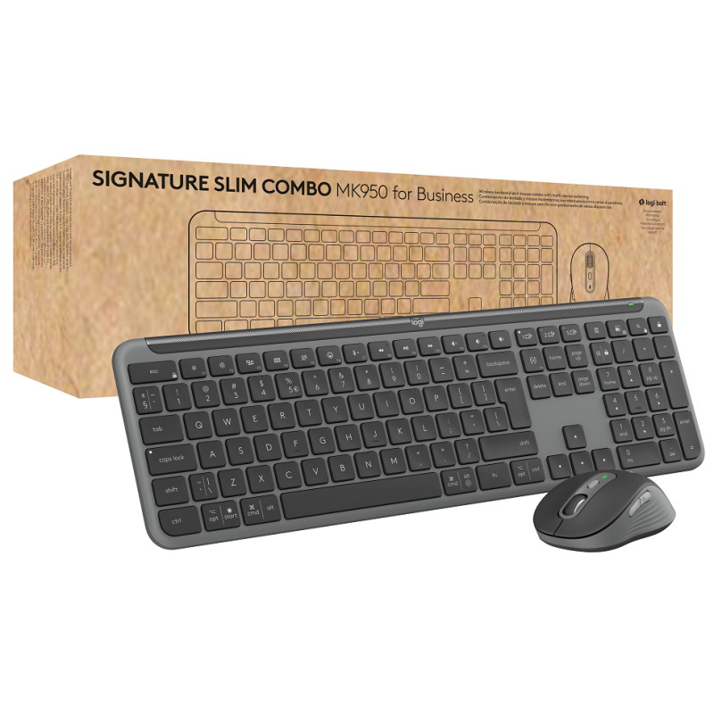 IT набір Logitech MK950 Signature Slim Combo for Business Graphite (6991947)