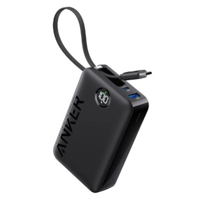 Портативний зарядний пристрій Anker 335 - 20000 mAh 22.5W Built-In USB-C Cable PD Black (6962723)