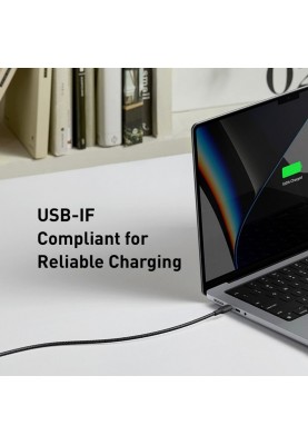 Кабель Anker 544 USB-C to USB-C - 0.9m 140W Bio-Nylon Black (6989635)