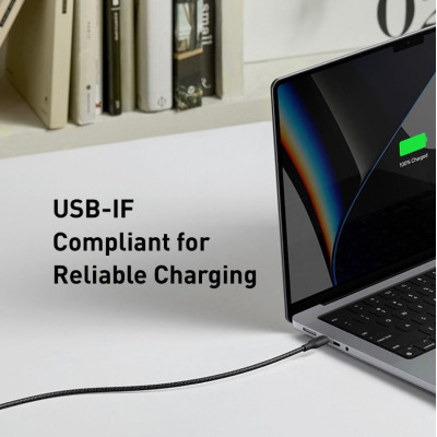 Кабель Anker 544 USB-C to USB-C - 0.9m 140W Bio-Nylon Black (6989635)