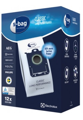 Мішки для пилососа Electrolux E201SMCB S-bag Classic LongPerformance 12х3.5л (6988910)