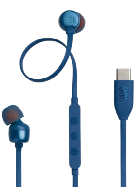 Гарнітура JBL TUNE 310C USB-C Blue (JBLT310CBLU) (6995502)