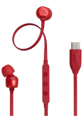 Гарнітура JBL TUNE 310C USB-C Red (JBLT310CRED) (6995503)