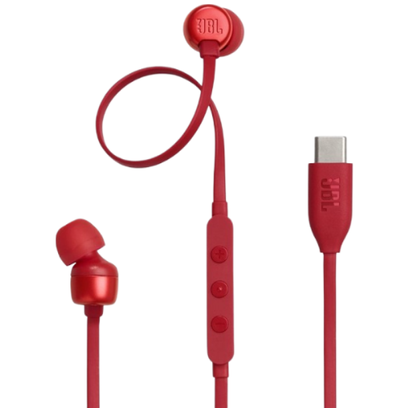 Гарнітура JBL TUNE 310C USB-C Red (JBLT310CRED) (6995503)