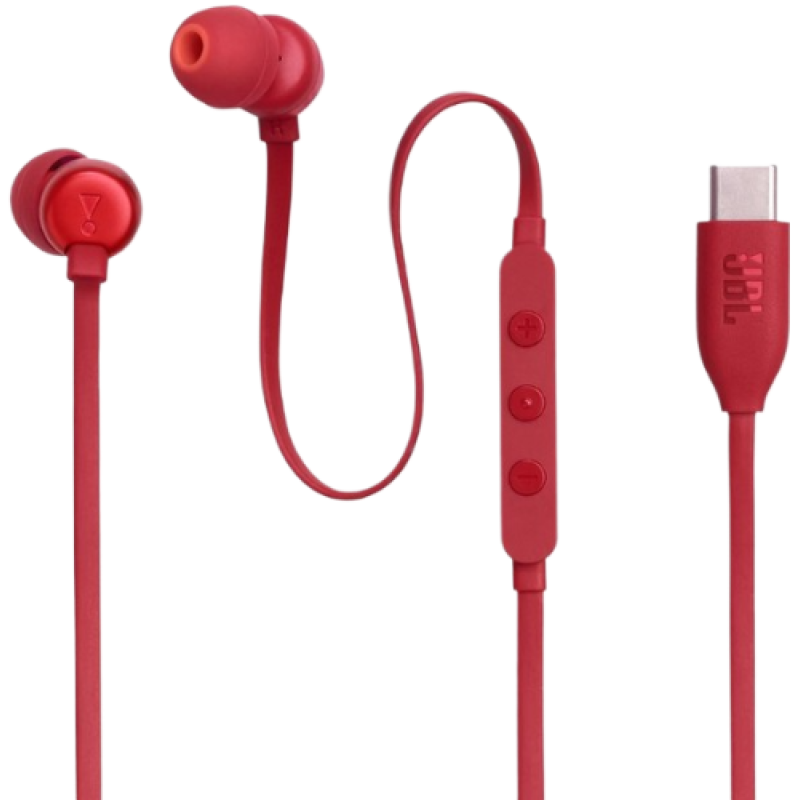 Гарнітура JBL TUNE 310C USB-C Red (JBLT310CRED) (6995503)