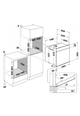 Електрична духова шафа Whirlpool AKZ 96230 NB (6402588)