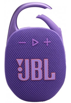 Портативна акустика JBL Clip 5 Purple (JBLCLIP4PUR) (6980787)