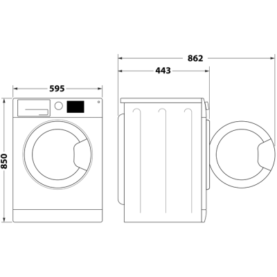 Пральна машина автоматична Indesit OMTWSE 61293 WK UA (6990450)