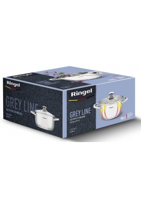 Каструля Ringel Grey line (4.2 л) 22 см  (6932749)