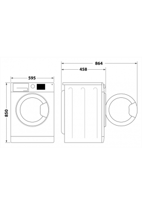 Пральна машина автоматична Whirlpool WRBSS 6239 W UA (6990451)