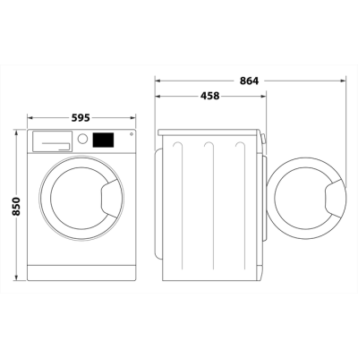 Пральна машина автоматична Whirlpool WRBSS 6239 W UA (6990451)