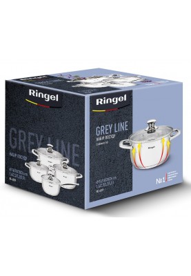 Набір посуду Ringel Grey line, 8 предметів (6932751)