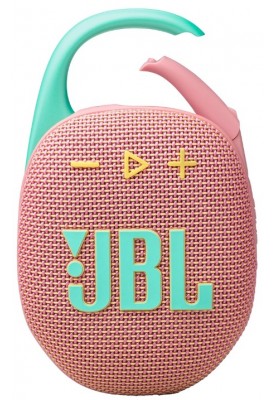 Портативна акустика JBL Clip 5 Pink (JBLCLIP5PINK) (6980786)