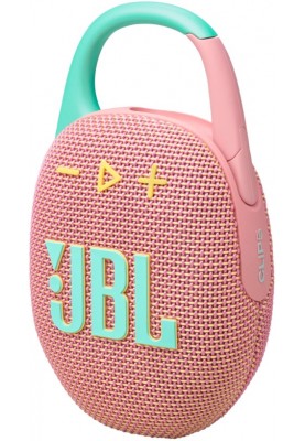 Портативна акустика JBL Clip 5 Pink (JBLCLIP5PINK) (6980786)