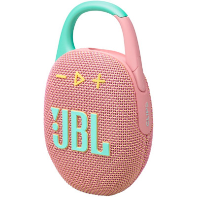 Портативна акустика JBL Clip 5 Pink (JBLCLIP5PINK) (6980786)