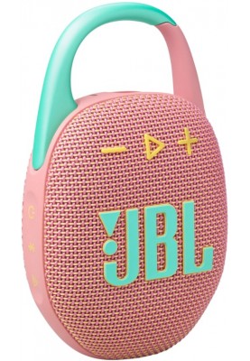 Портативна акустика JBL Clip 5 Pink (JBLCLIP5PINK) (6980786)